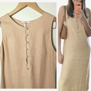 Rodier Linen Maxi dress made in France